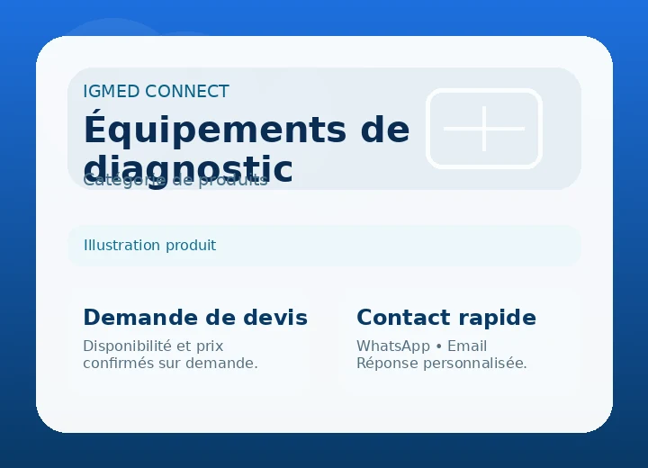Matériel & consommables médicaux