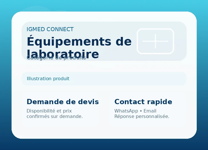 Équipements de laboratoire