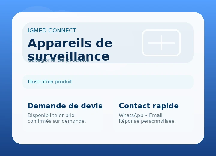 Appareils de surveillance médicale