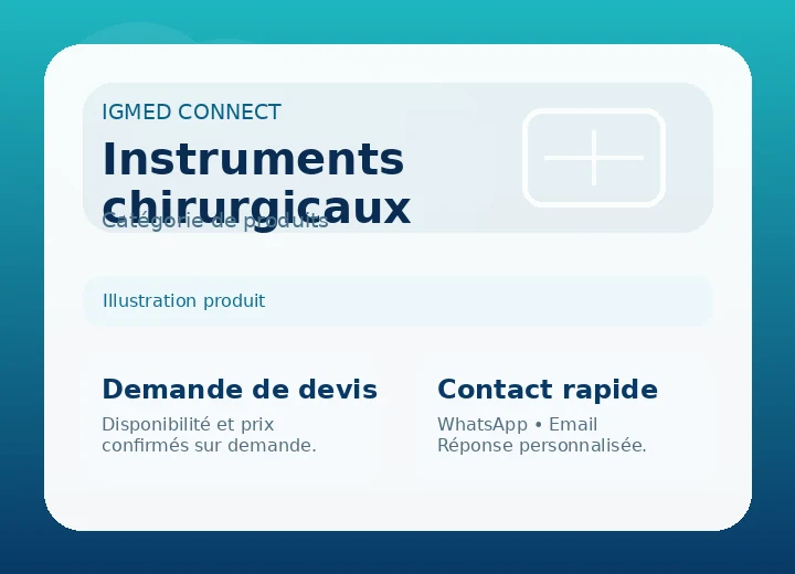Instruments chirurgicaux
