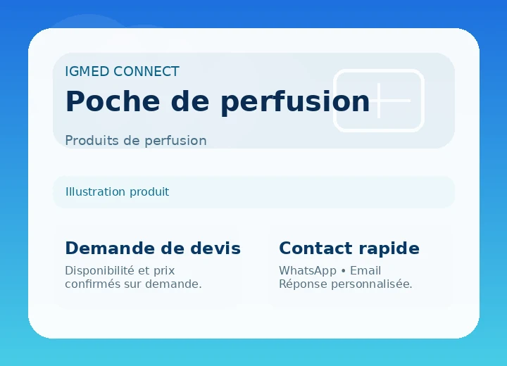 Poche de perfusion